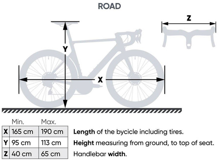 Pokrowiec rowerowy do transportu Szosowy - Gravel VELOSOCK BLACK E