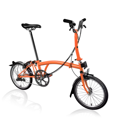 BROMPTON BLACK EDITION C LINE M6L FIRE CORAL